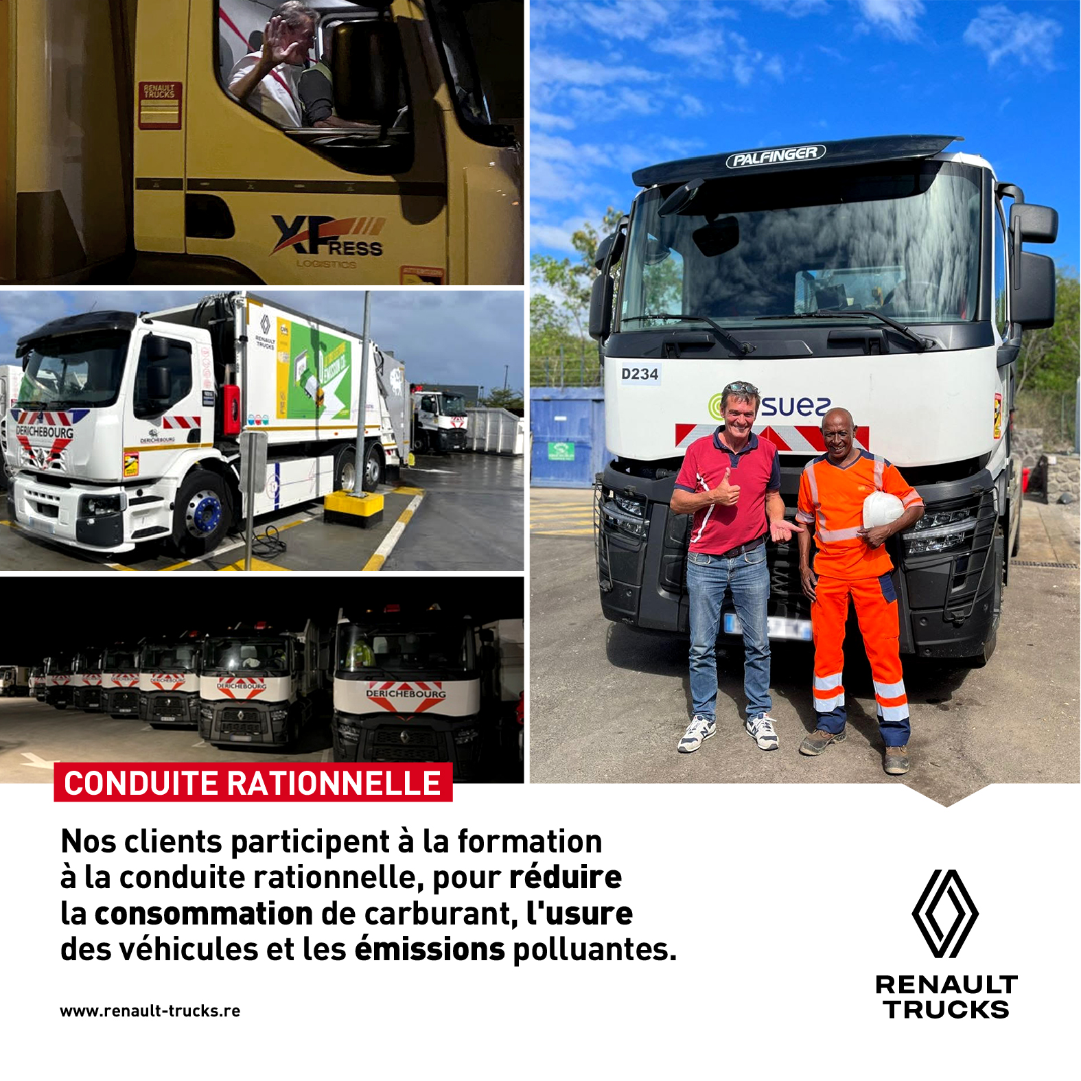 Conduite rationnelle de poids lourds à La Réunion avec Pascal Léger