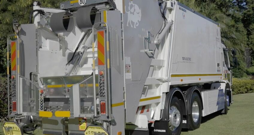 Camion benne ordure menagere Réunion